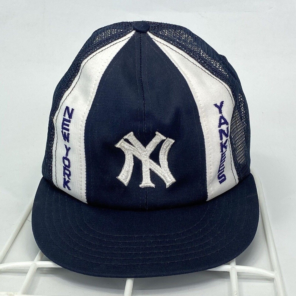 Vintage ANNCO‎ New York Yankees Universal Lucky Stripes Snapback Hat Medium